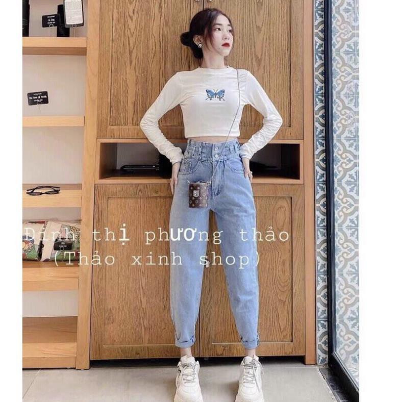 Áo Thun Croptop Body In Bướm Dài Tay Ulzzang cho bạn sự trẻ trung, cá tính và tự tin