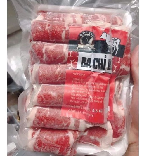 Ba chỉ bò mỹ
