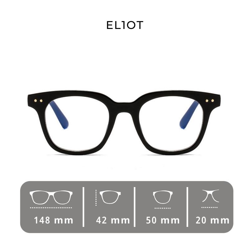Gọng kính nam, nữ SS kính mắt vuông nam ELIOT gọng kính thời trang Unisex