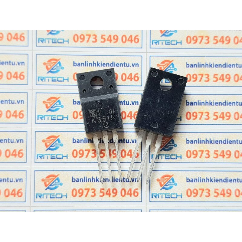 [Combo 3 chiếc] K3515 2SK3515 Mosfet Kênh N 8A 450V TO-220