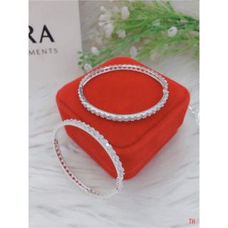 lắc tay bạc 1 hàng đá