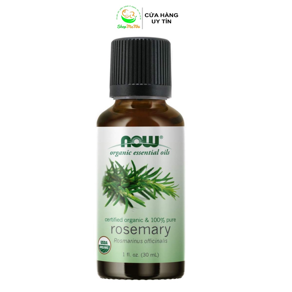 Tinh Dầu Hương Thảo Nguyên Chất Hữu cơ Now Foods Essential Oils Rosemary 30ml -