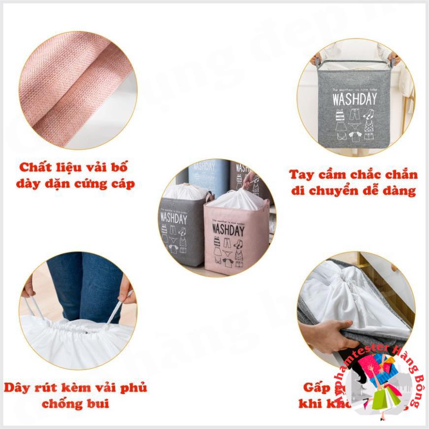 Túi đựng chăn màn, quần áo đa năng washday có thể gấp gọn