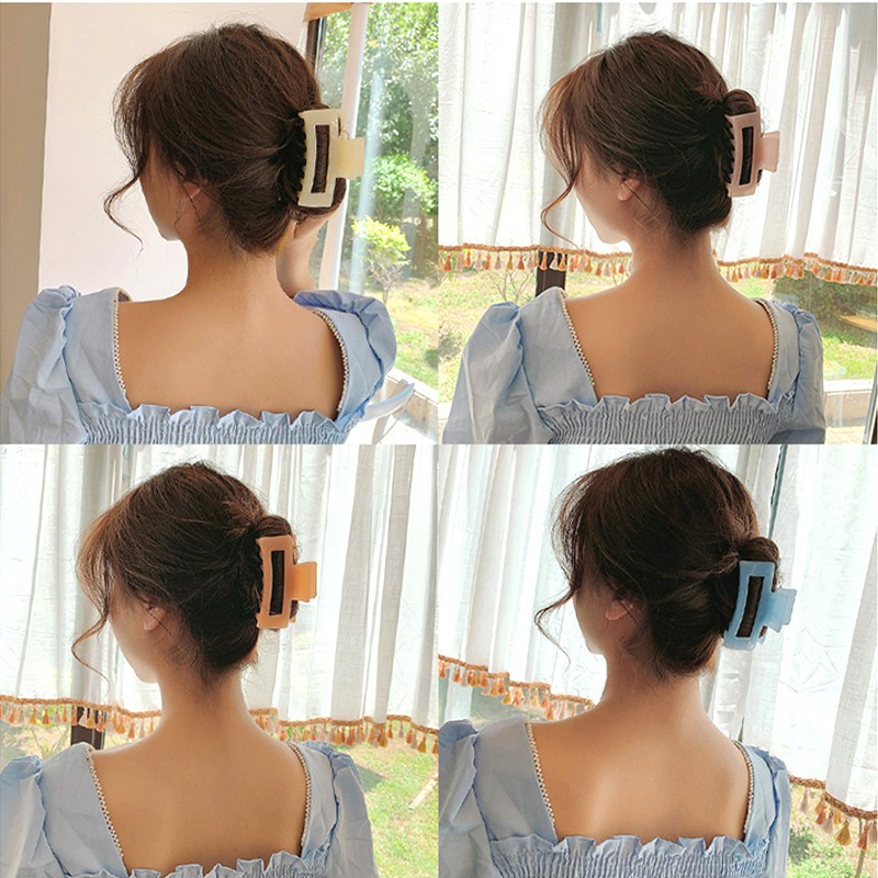 Kẹp Tóc Đuôi Ngựa Bằng Acrylic Màu Kẹo Thời Trang Hàn Quốc Cho Nữ
