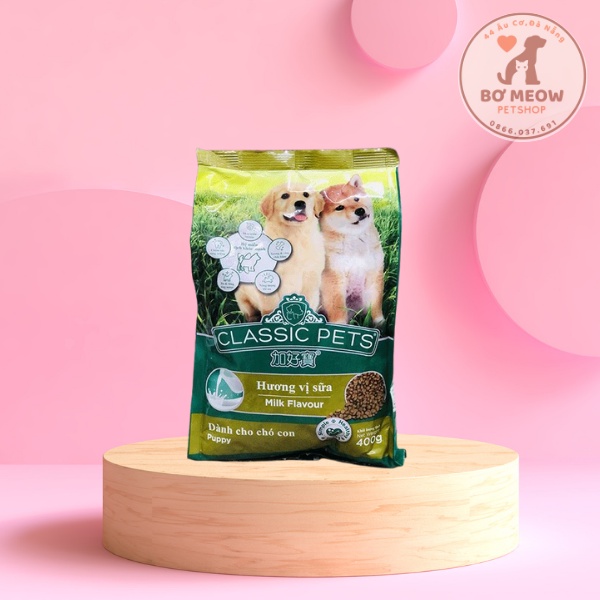 Classic pet hạt cho chó túi 400g