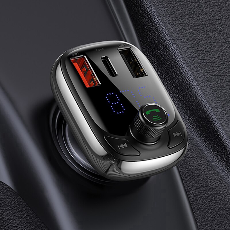 Bộ sạc Baseus thích hợp cho điện thoại Bluetooth 5.0 4.0 FM MP3 36W chuyên dụng trên xe hơi