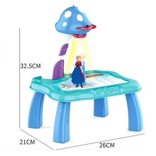 Childrens projection board multi-function smart drawing board projector machine learning table luminous painting board projection board boys and girls