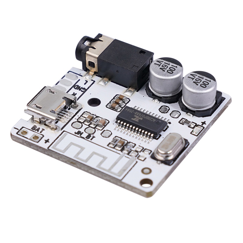 DIY Bluetooth Audio Connector Bluetooth 5.0 MP3 Lossless Decoder Board Wireless Stereo Music ule 3.7-5V White