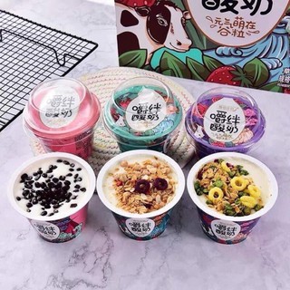 [4 vi] Sữa chua ngũ cốc