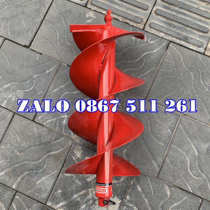 HOT! Mũi khoan đất đôi Oshima 300 mm, Mũi khoan lỗ trồng cây Giá cực Chất