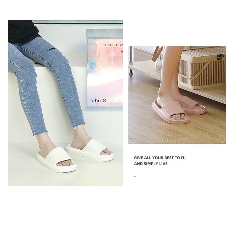 Dép Sandal Đi Trong Nhà Tắm Chống Trượt Thoải Mái Thời Trang Mùa Hè Cho Cặp Đôi