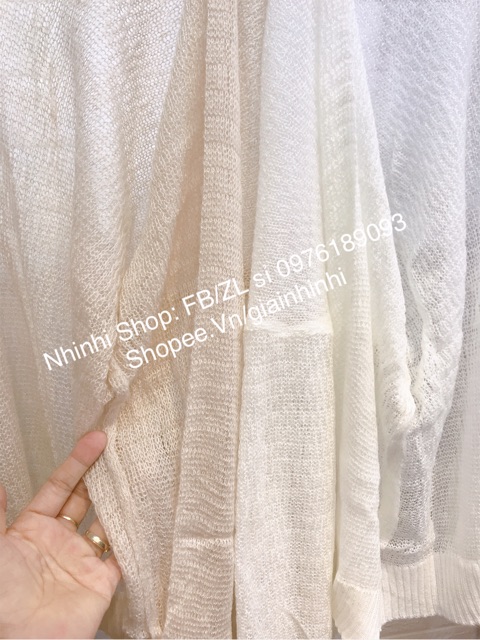 Áo cadigan len mỏng lưới, Khoác len mỏng phong cách Hàn Quốc AS6502 - NhiNhi Shop | BigBuy360 - bigbuy360.vn