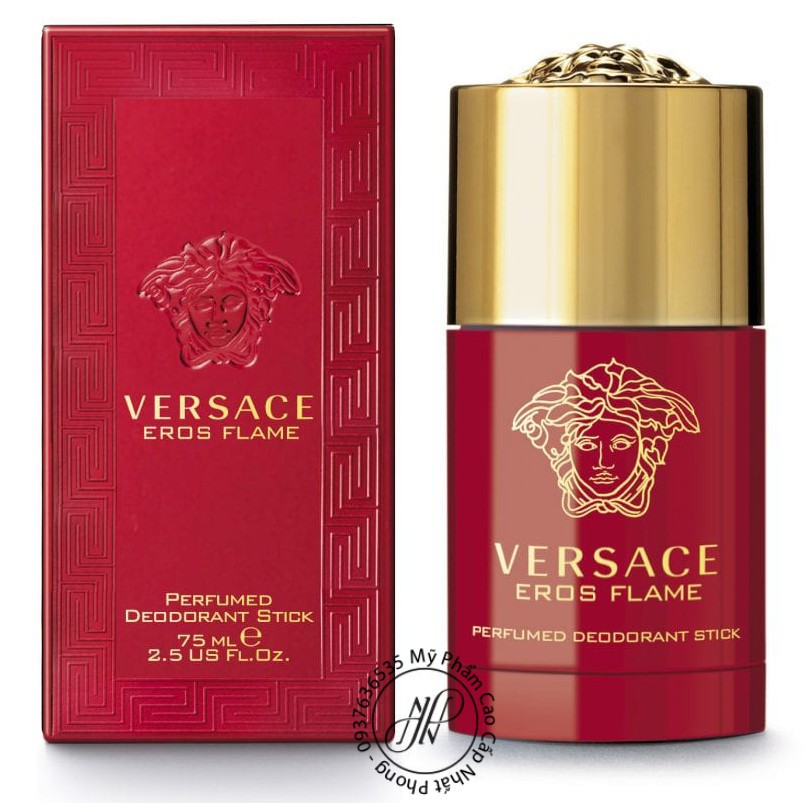 LĂN KHỬ MÙI NƯỚC HOA VERSACE EROS FLAME DEODORANT STICK 75ML CHÍNH HÃNG - 8046