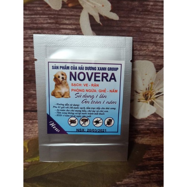 NOVERA Đánh bay ve bọ chét ở chó mèo