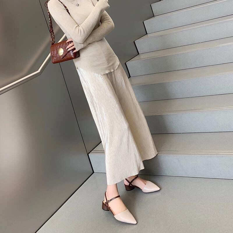 Giày Cao Gót Mũi Nhọn Thời Trang Hàn Quốc