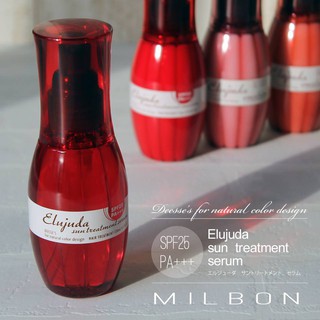 Tinh dầu dưỡng tóc và chống nắng Milbon Elujuda Sun Treatment SPF25 PA+++ 120ml