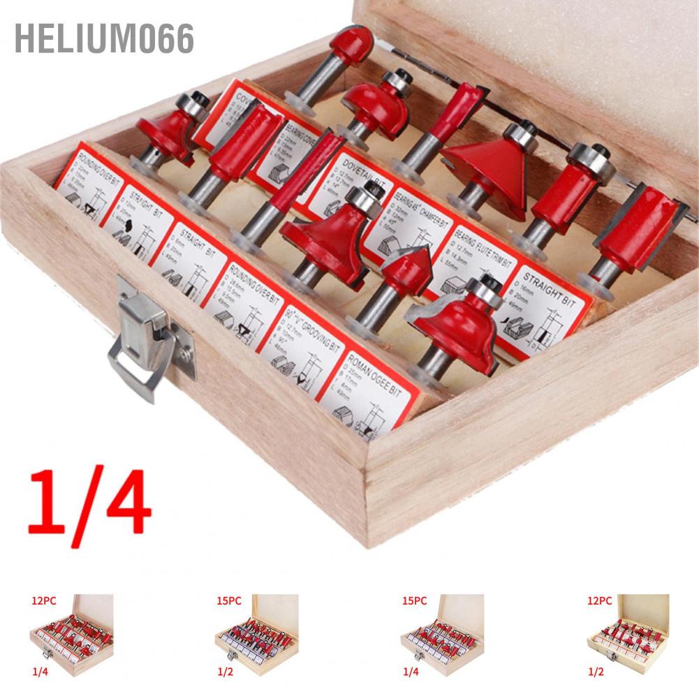Bộ định tuyến bit dao phay chế biến gỗ dụng cụ cắt bằng thép cacbon cho máy khắc Helium066