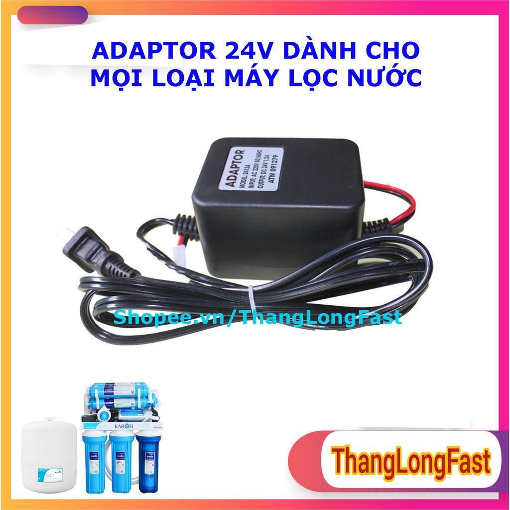NGUỒN MÁY LỌC NƯỚC 24V  - ADAPTER 24V MÁY LỌC NƯỚC RO