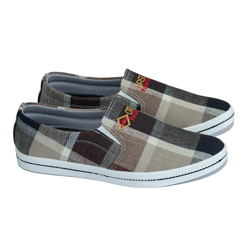 Giày lười, Giày mọi vải nam sang trọng Mã L12 | BigBuy360 - bigbuy360.vn