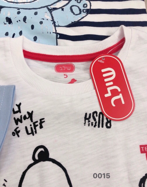 Áo phông Muji bé trai 2-7t