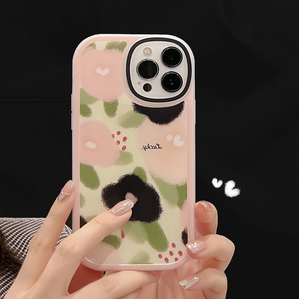 Ốp Điện Thoại TPU Mềm Chống Sốc In Hoa Cho iPhone 11 12 13 Pro max mini XS max xr 7 8 se2020 plus