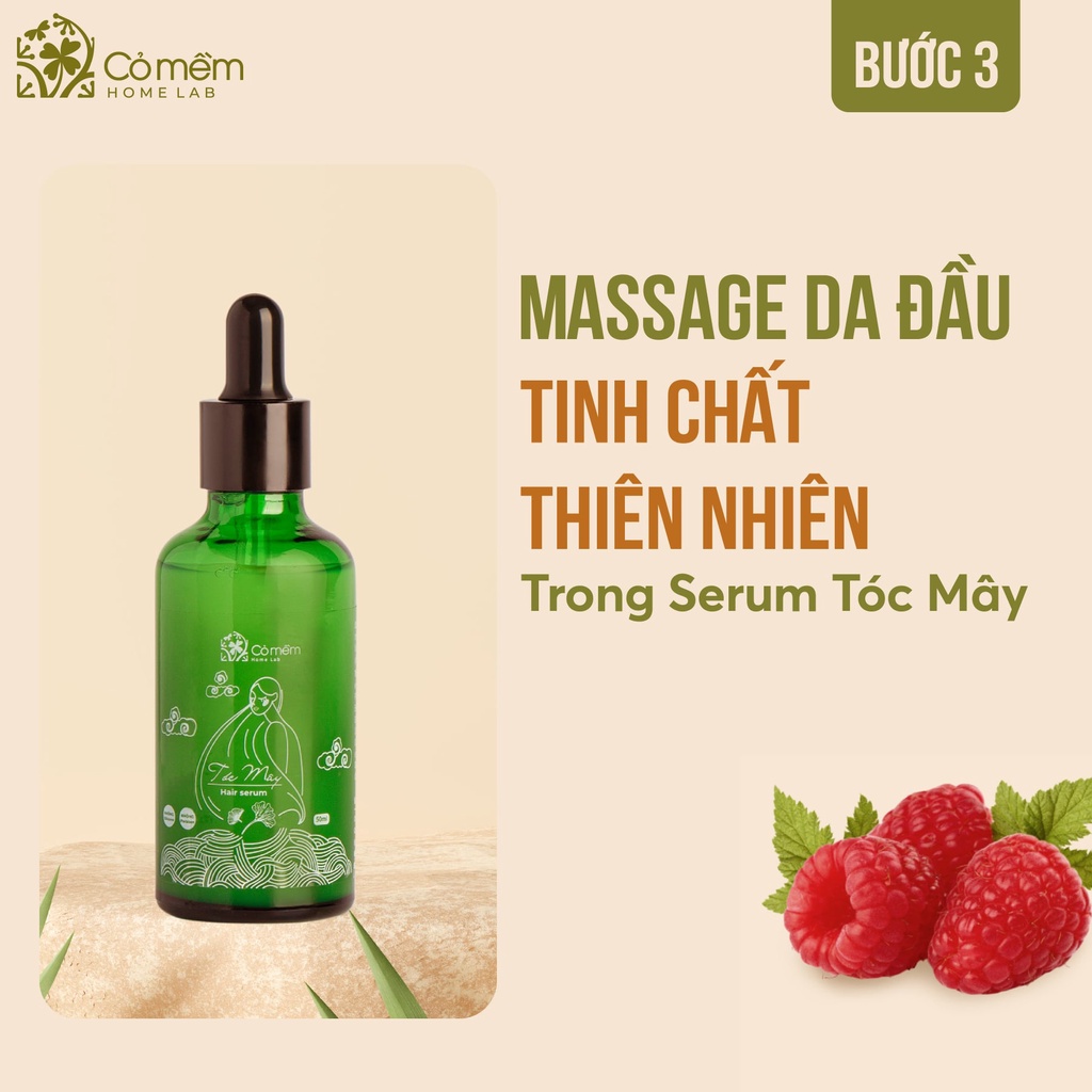 Hair Serum Tóc Mây Cao Cấp Kích Thích Mọc Tóc Giúp Tóc Chắc Khỏe Cỏ Mềm 50ml