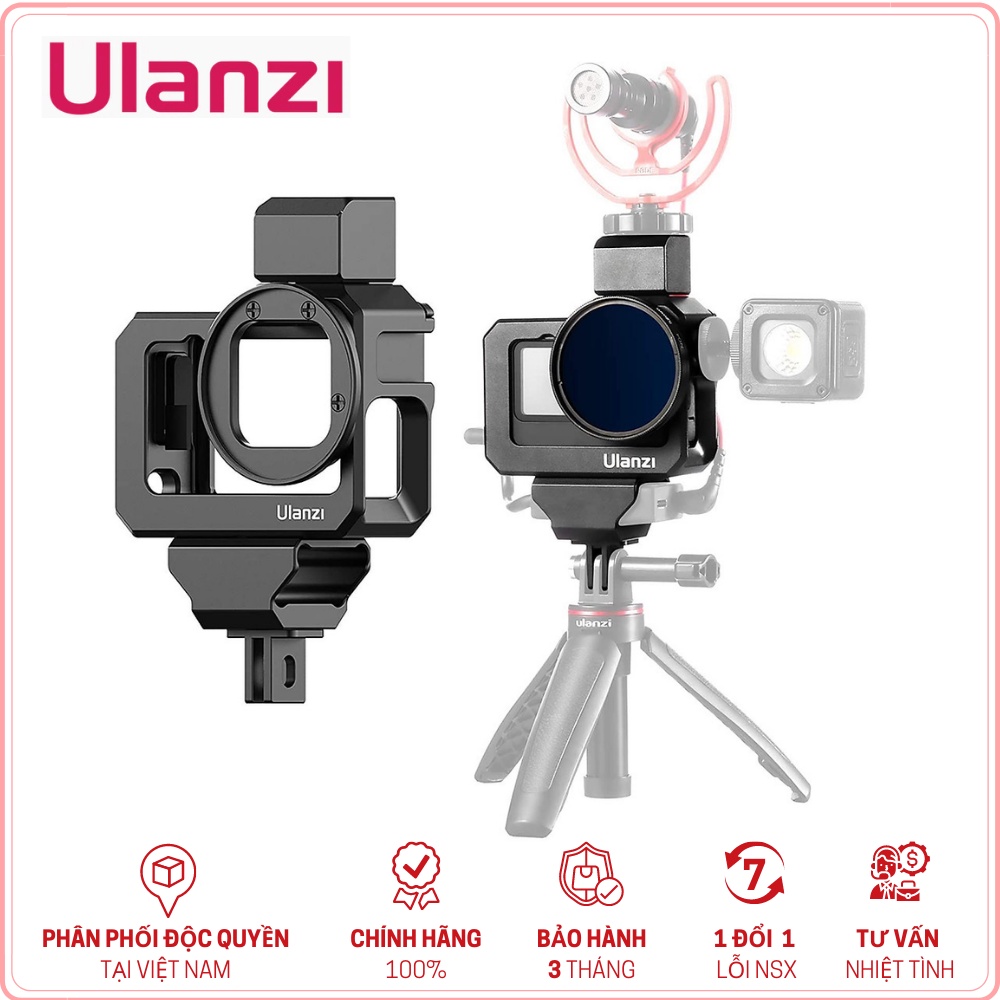 ULANZI G9-5 - HÀNG CHÍNH HÃNG - Khung kim loại dành cho GoPro 9/10