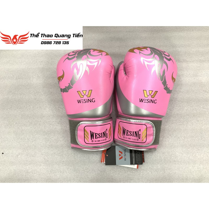 Freeship Găng tay boxing tán thủ Wesing bò cạp đủ màu chính hãng