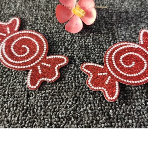 SẴN HÀNG  -Miếng dán trang trí ngực họa tiết kẹo dễ thương bắt mắt- KELLYWANG