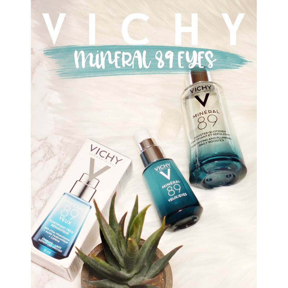 Sample Vichy Chính Hãng- Dưỡng Chất Vichy Eyes 89 Giàu Khoáng Chất Cho Vùng Da Quanh Mắt Dưỡng Ẩm, Giảm Quầng Thâm 1ml