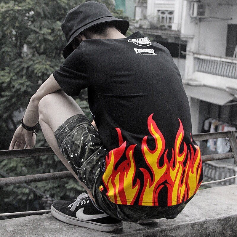 [Ảnh thật] Áo thun lửa Thrasher