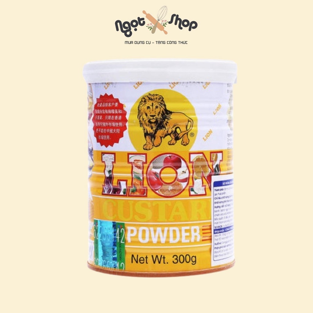 Bột sư tử Lion Custard, bột trứng sữa hàng nhập khẩu chính hãng 300g