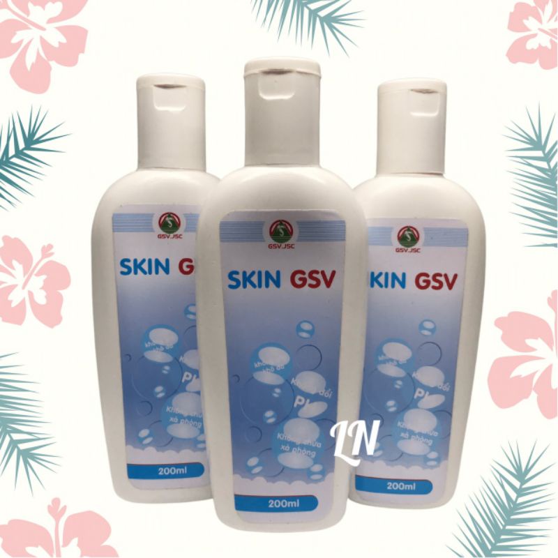 Sữa rửa mặt SKIN GSV làm sạch da 200ml