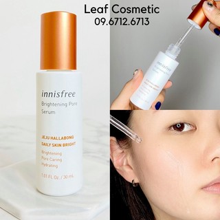 [ Chính Hãng ] Tinh Chất Serum Dưỡng Trắng Da Từ Vỏ Quýt Innisfree Brightening Pore Serum HALLABONG 30ml
