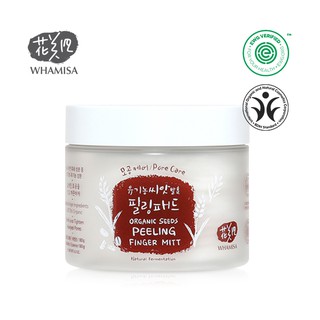 Bông tẩy tế bào chết Whamisa Organic Seeds Peeling Finger Mitt
