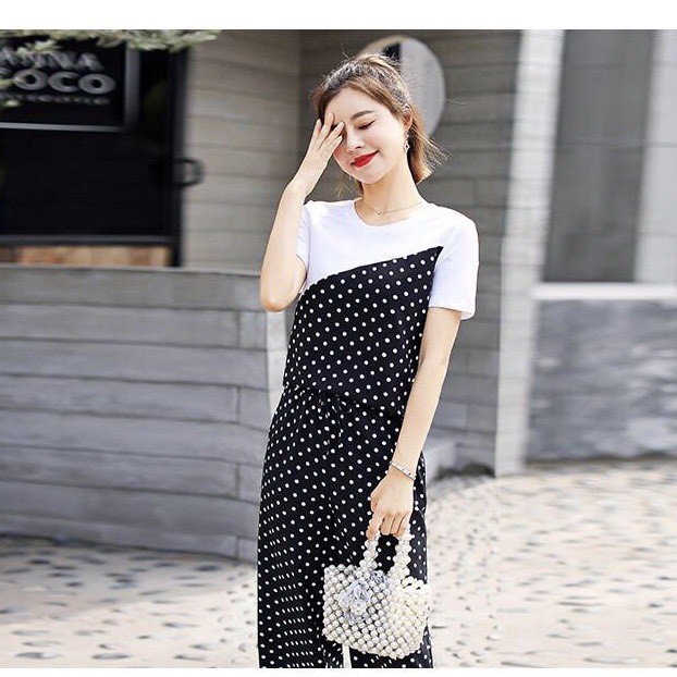 Sét Áo Và Quần Bi Hoa Cati