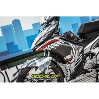Tem Trùm Exciter 135 Cá mập xám đen