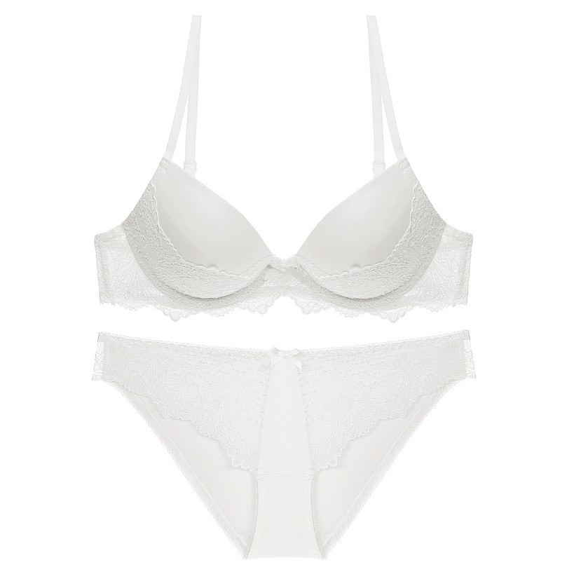 (Sz 32-38) BỘ ĐỒ LÓT CÓ GỌNG ĐỆM 2 CM QUẢ TRÒN NÂNG NGỰC PHA REN S181 | BigBuy360 - bigbuy360.vn