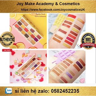 Bảng màu mắt revolution lemon drizzle, cotton candy 18 ô màu Bill Anh