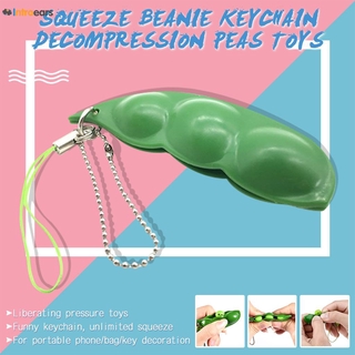 Extrusion Soybean Bean Pea Keychain Phone Bag Charm Stress Relieve Funny Toy [In stock] Fun Beans Squishys Fidget Toy Anti Stress Ball Squeezing Phone Charms Key Ring Pop it Extrusion Soybean Bean Pea Keychain Phone Bag Charm Stress Relieve Funny Toy