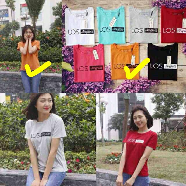 |BÁN LỖ| áo thun nữchuẩn hãng LendseadFREESHIP♥️Dáng thụng. Size L màu Hồng Dâu như hình.