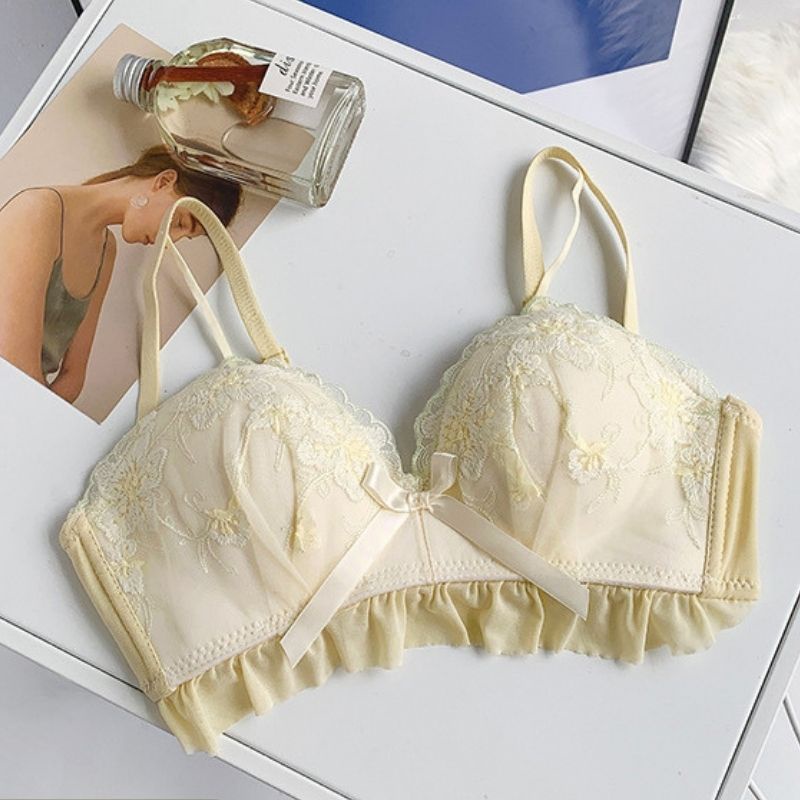 Áo Lót Nữ CLOVER Cotton Nâng Ngực 2 Dây, Áo Bra Hở Lưng Dày Dặn Đẩy Định Hình Ngực - 1340