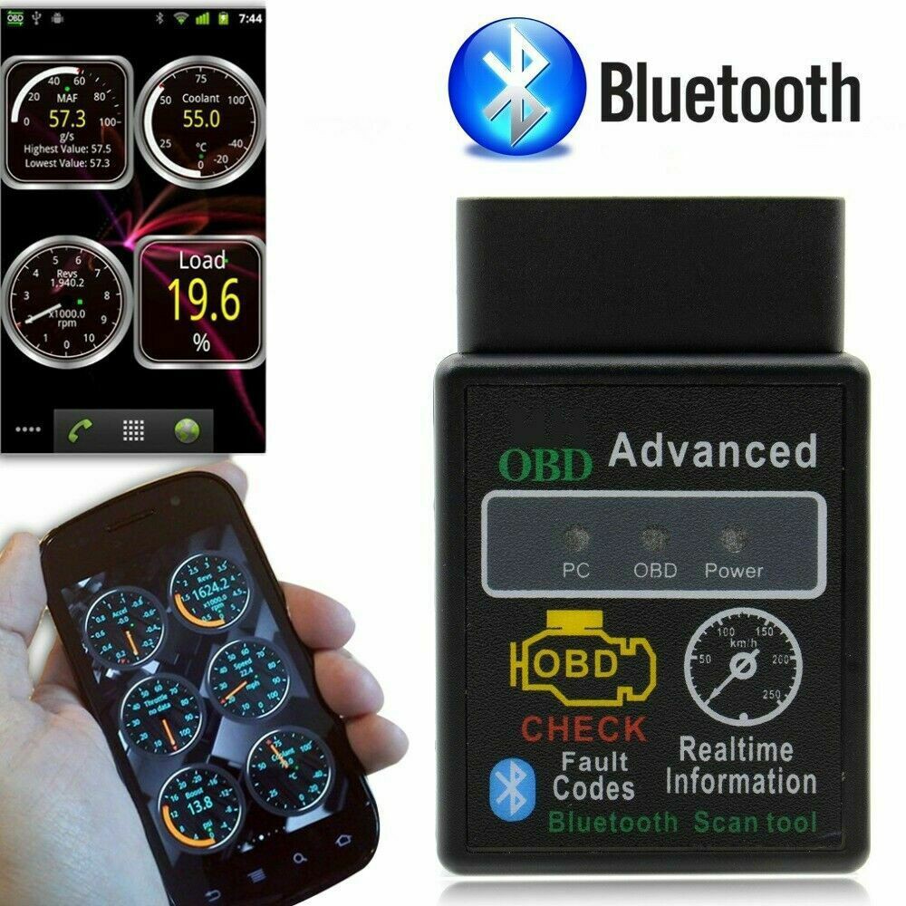 Thiết bị quét chẩn đoán lỗi OBD2 Bluetooth V2.1 Android Elm327 Obd-Ii  nâng cấp cho xe hơi awifi
