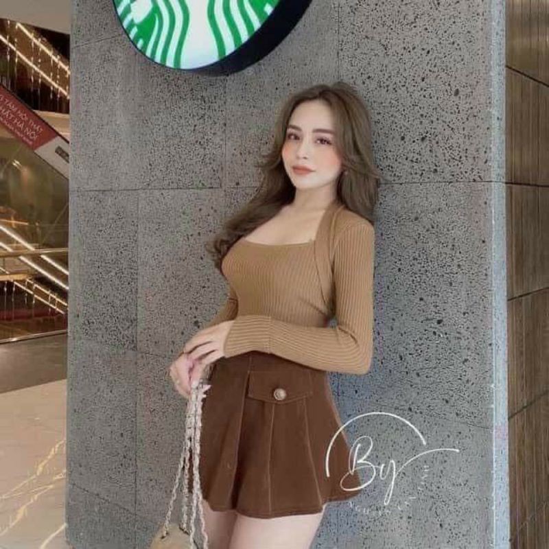 Bigsize - ÁO CỔ Vuông len tăm hàng quảng châu 50-80kg | BigBuy360 - bigbuy360.vn