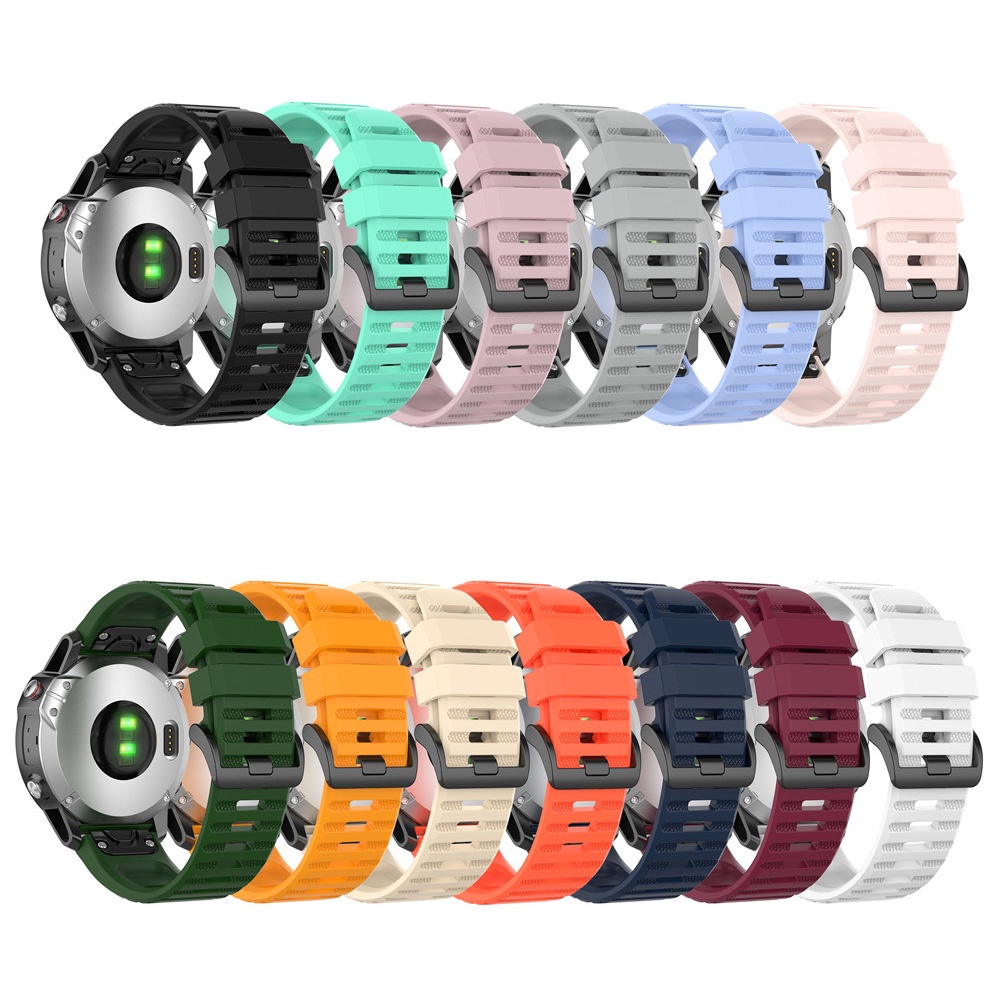 Dây Đeo Silicone 22mm Cho Garmin Fenix 7 / 6 / 6 Pro / 5 / 5 Plus / Forerunner 935 945