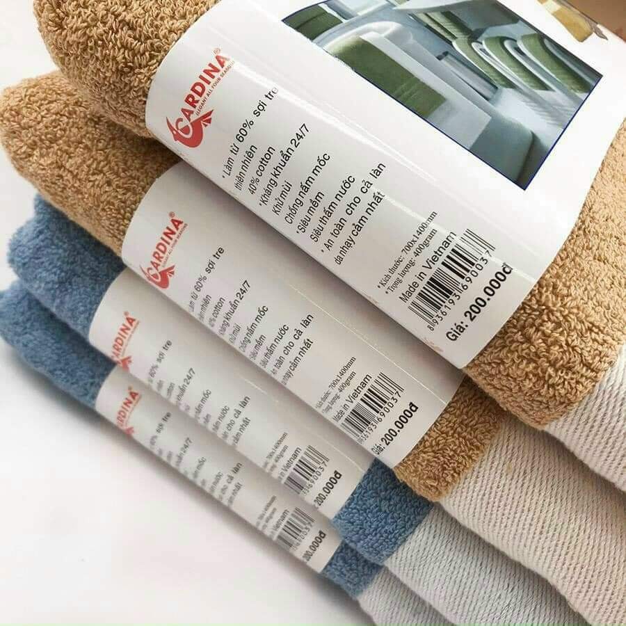 Combo 5 và 10 Khăn mặt SỢI TRE