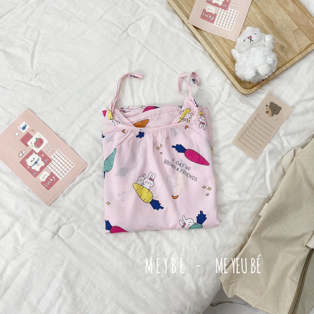 Set Quần Áo Bầu mùa hè vải lanh tole mềm mịn mát freesize 65kg MEYBE