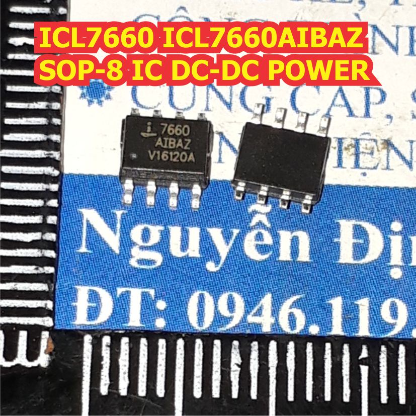 5 con ICL7660 ICL7660AIBAZ 7660 SOP-8 IC DC-DC POWER kde3760