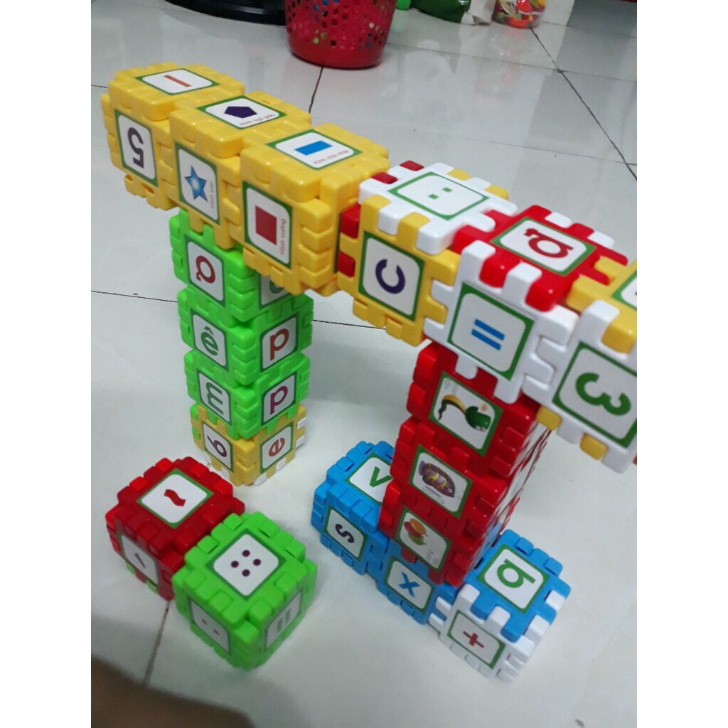 Đồ Chơi Xếp Hình Antona 40 Chi Tiết Bằng Nhựa An Toàn Cho Bé Lắp Ghép