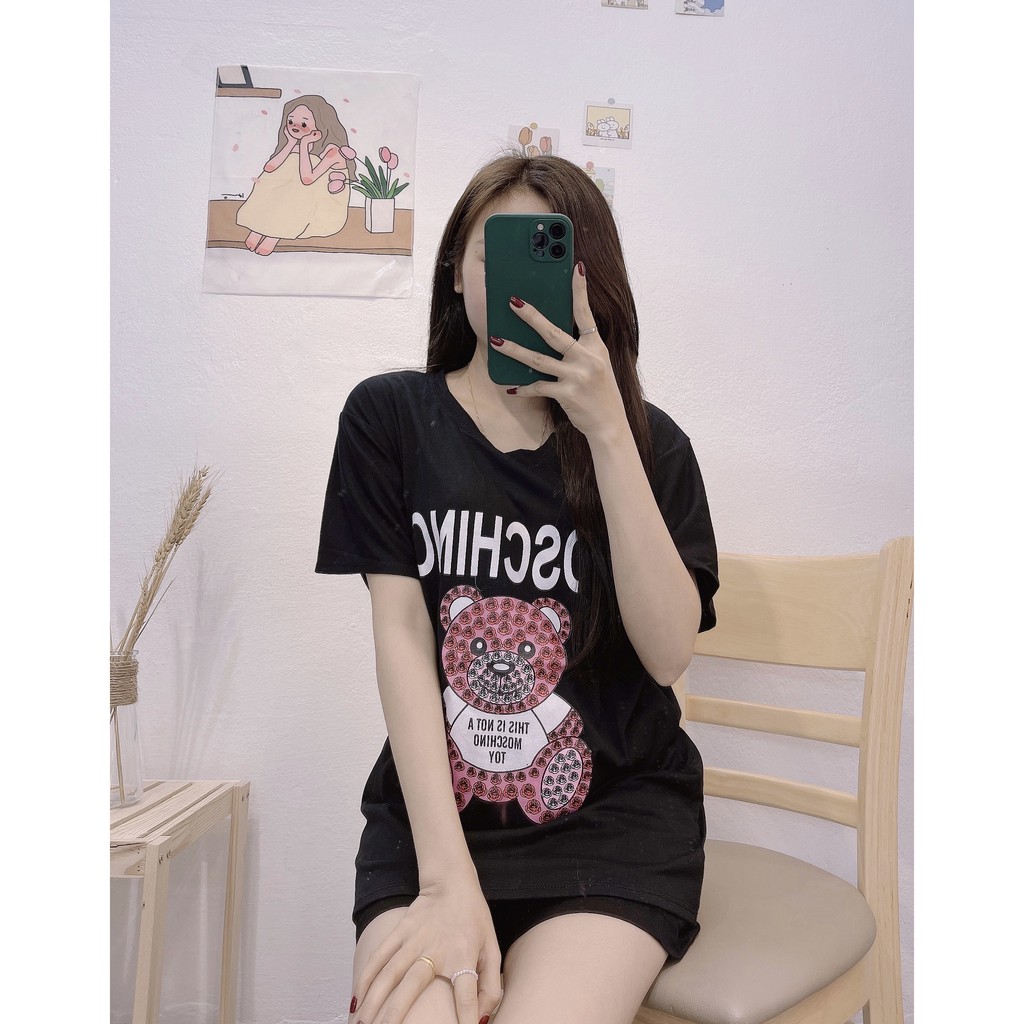 ÁoThung Nữ , Áo Phông Nữ Hình Thỏ Freesize 100% cotton Hàng Qc Loiạ1 | BigBuy360 - bigbuy360.vn